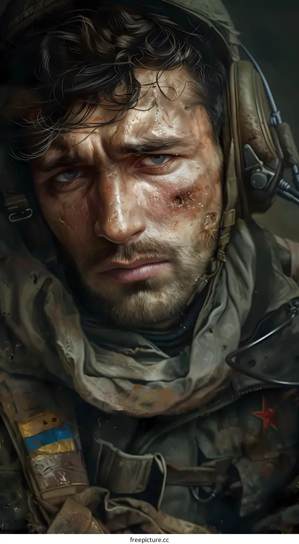 Portrait of a soldier