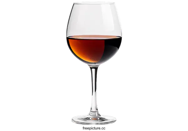 [Transparent Background PNG]Empty Wine Glass Studio Shot