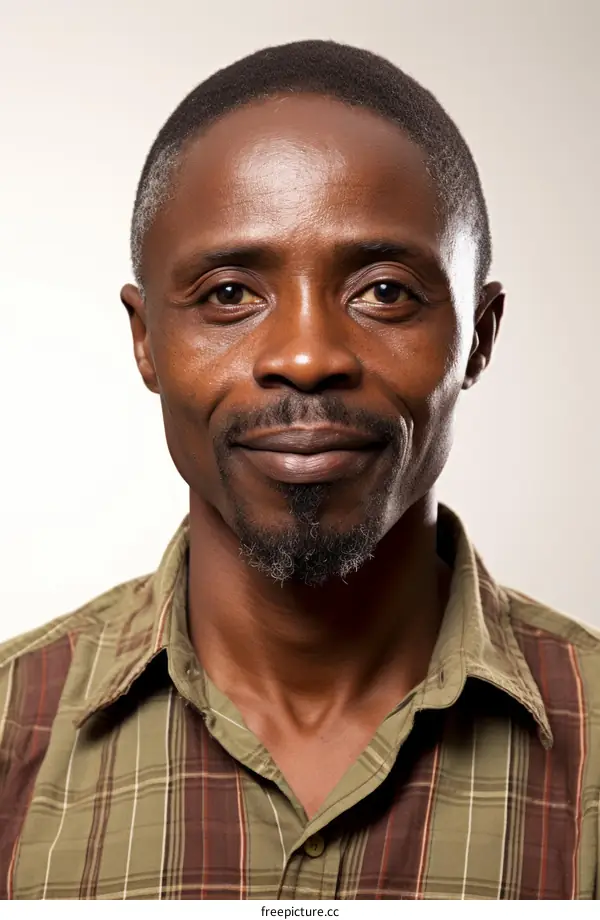 Portrait of a smiling African man