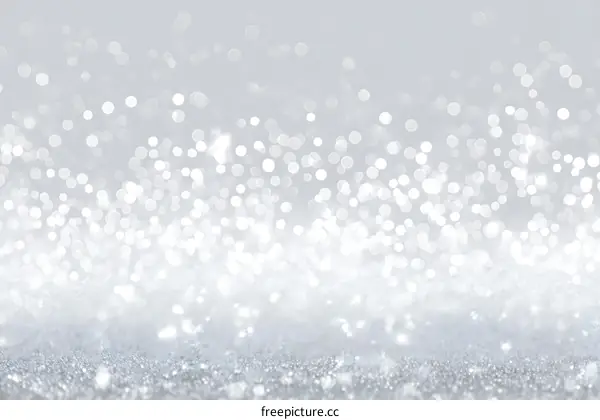 Abstract Silver Glitter Background