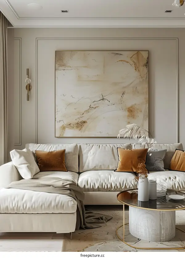 Modern Elegant Living Room Interior Design