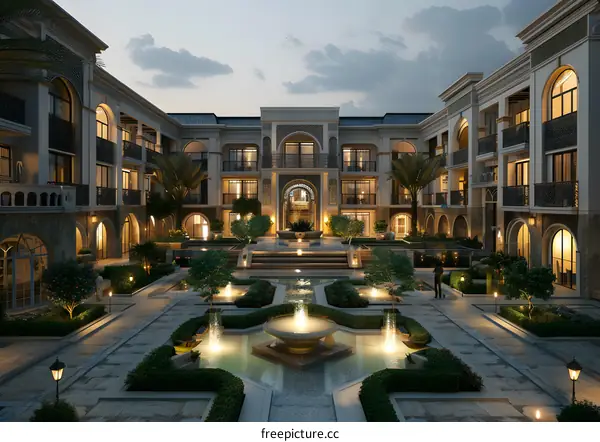 Luxury residential complex in Palm Jumeirah, Dubai