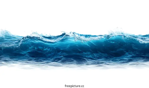 Ocean Waves Seamless Background
