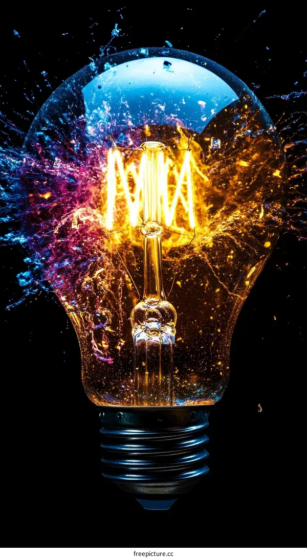 Explosive Lightbulb Ideas and Creativity