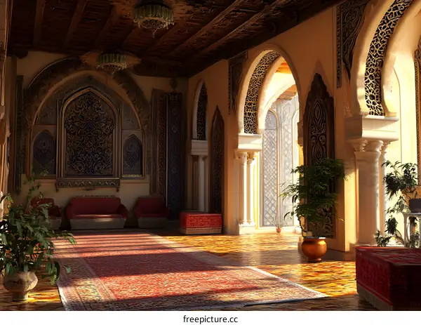 Interior Design of a Moroccan Palace