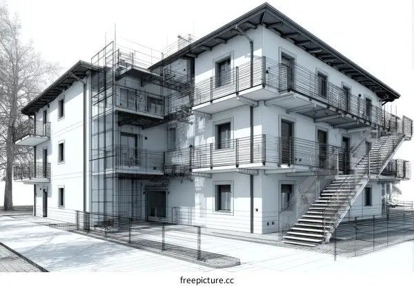 Architectural Design of a Multi-Storey Building