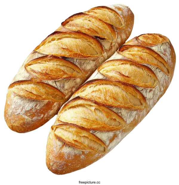 [Transparent Background PNG]Artisan Baguettes Freshly Baked
