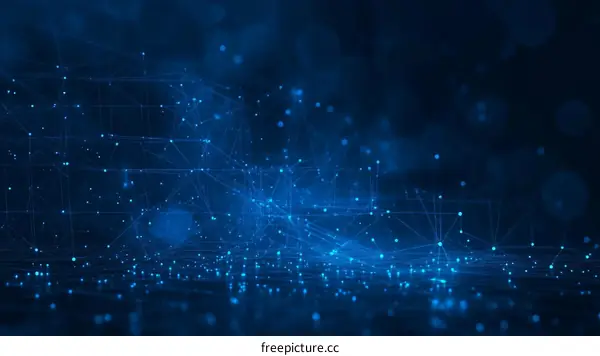 Abstract Digital Network Technology Background