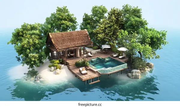 Tropical Island Villa With Private Pool