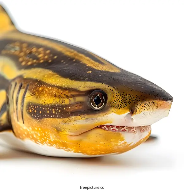 Close Up of Zebra Shark Head