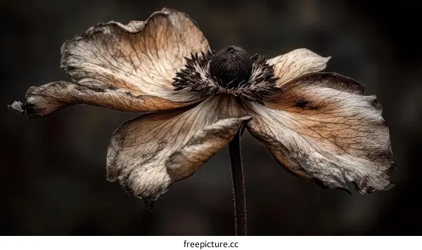 Close-up of a Withered Flower