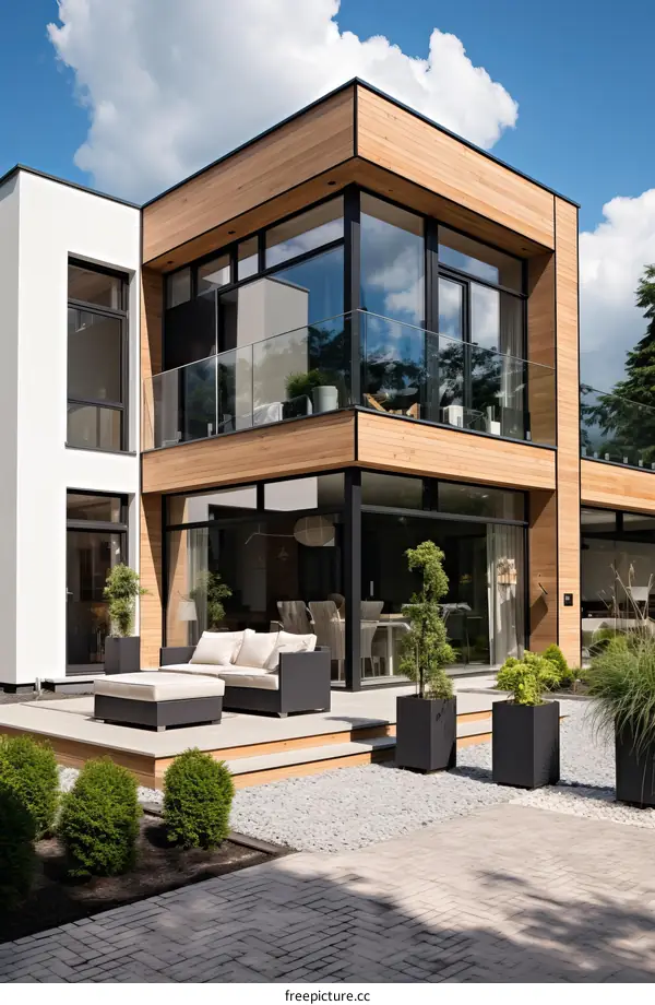 Modern Minimalist House: Exterior Design