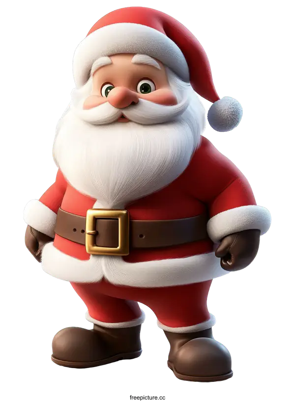 [Transparent Background PNG]Cartoon Santa Claus Illustration
