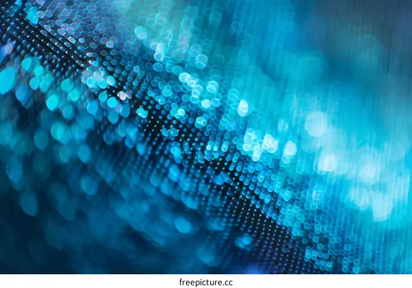 Abstract Blue Bokeh Background Design