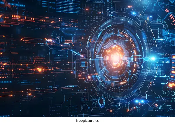 futuristic technology background