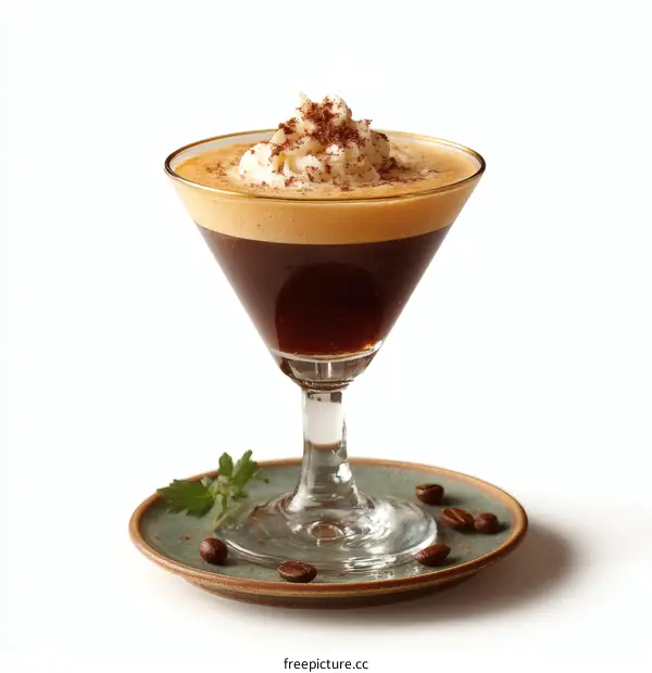 Delicious Iced Coffee Drink in a Glass