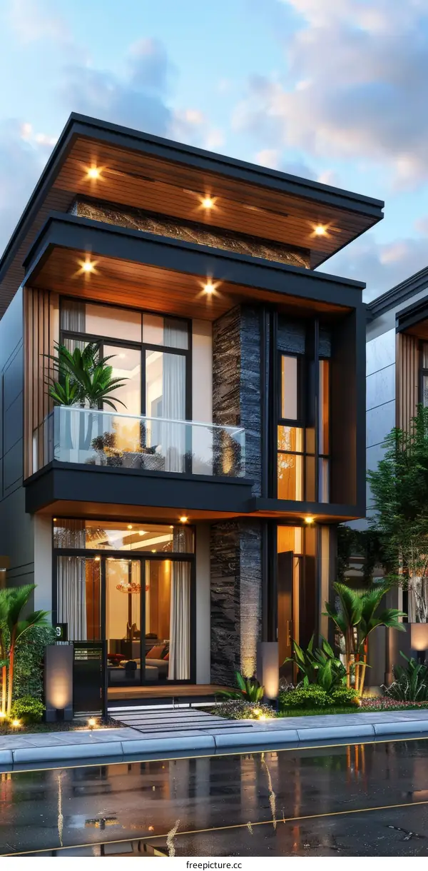 Modern Townhouses with Minimalist Design