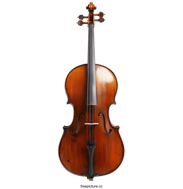 [Transparent Background PNG]A violin on a white background