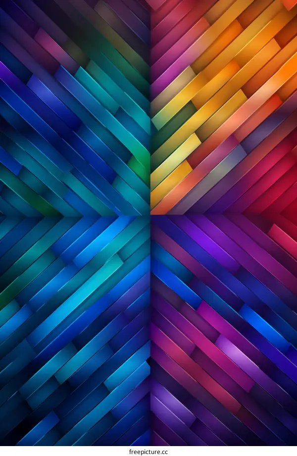 Vibrant Abstract Geometric Pattern Background