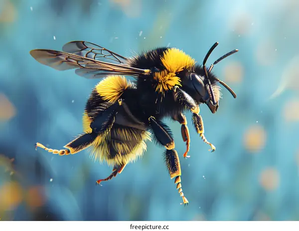 Bumblebee in Flight