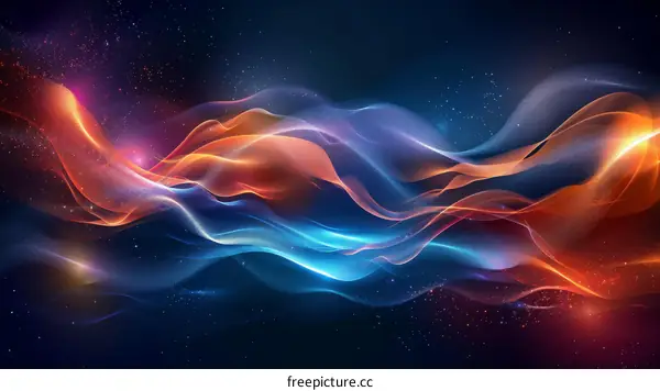 4K Sci-fi Nebula Curved Halo Sci-fi Wallpaper