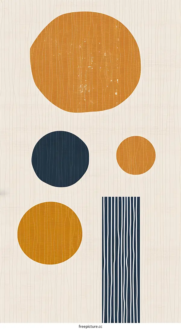 Abstract Geometric Shapes Art Minimalist Design