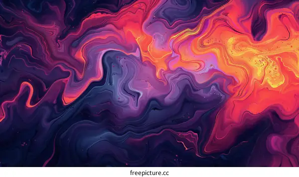 Abstract Colorful Marble Texture