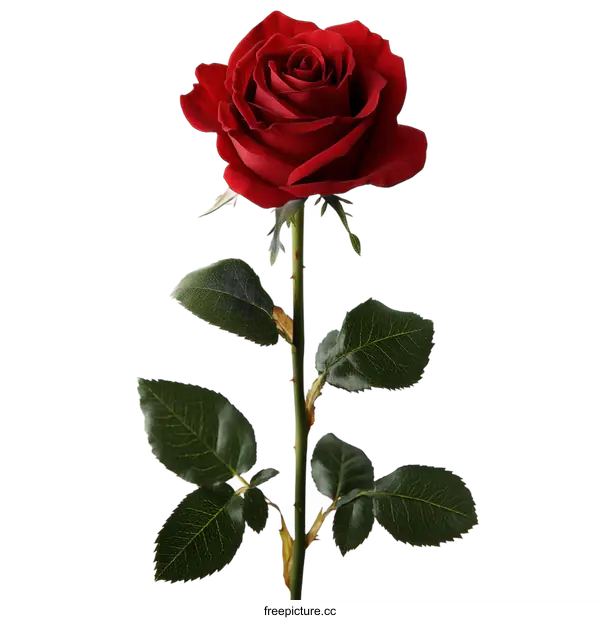 [Transparent Background PNG]Beautiful Red Rose Close-up Photography