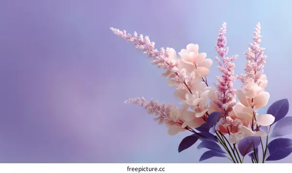 Delicate Pastel Flowers Arrangement