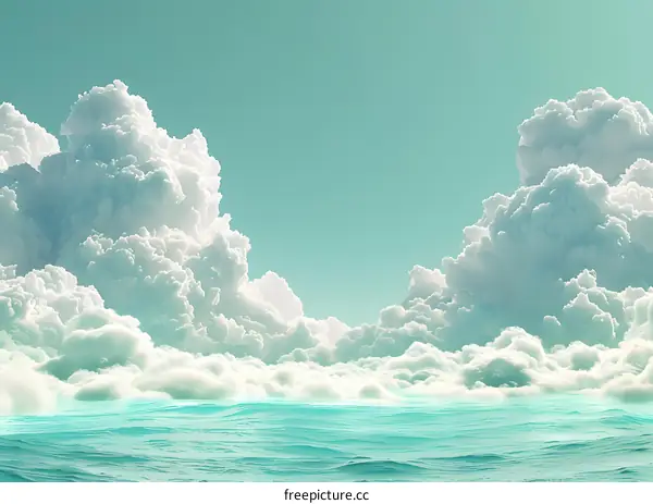 Blue Sky and White Clouds