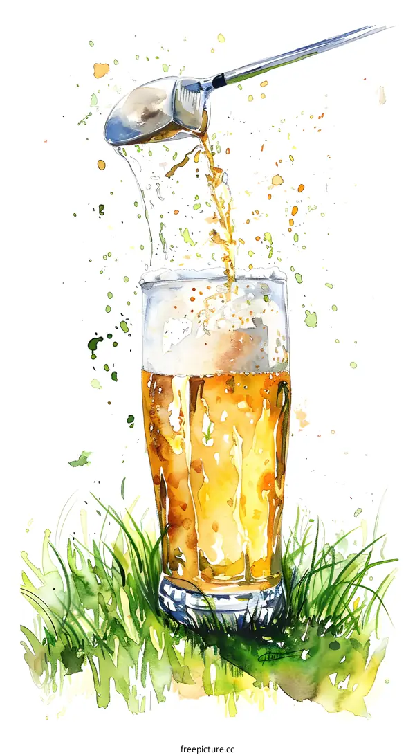 beer and golf