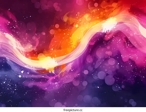 Colorful abstract painting