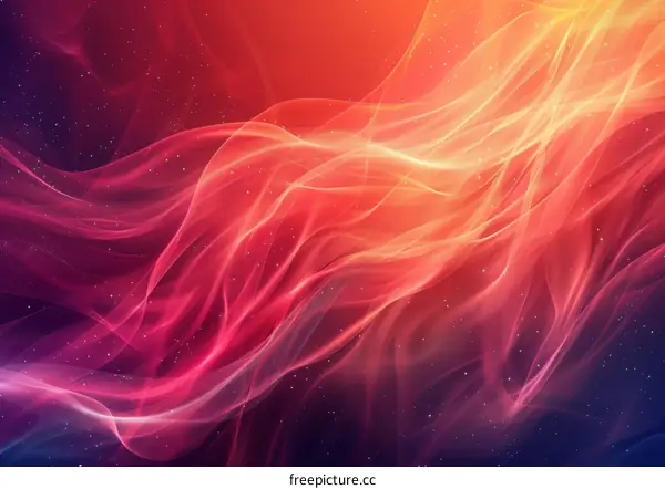 Abstract Background with Red and Pink Light Halo