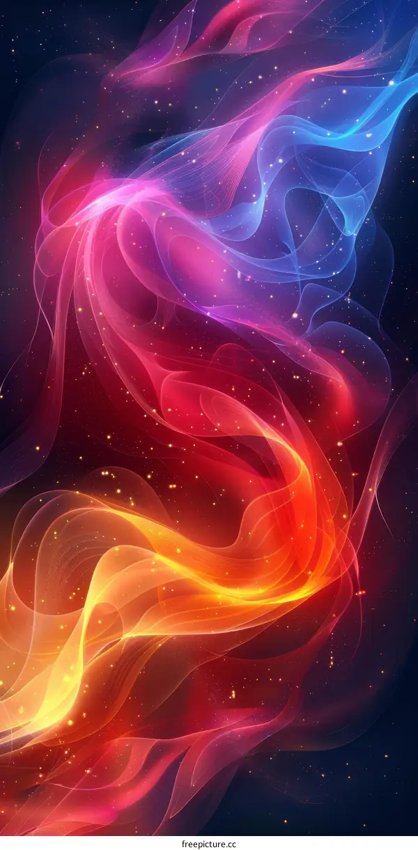 Cosmic Colors: A Nebula's Beauty