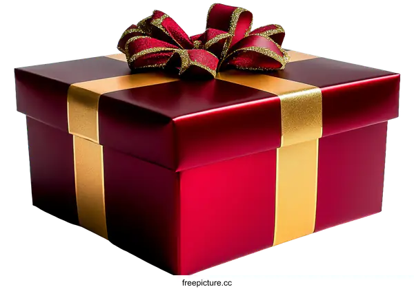 [Transparent Background PNG]Beautifully Wrapped Gift Box