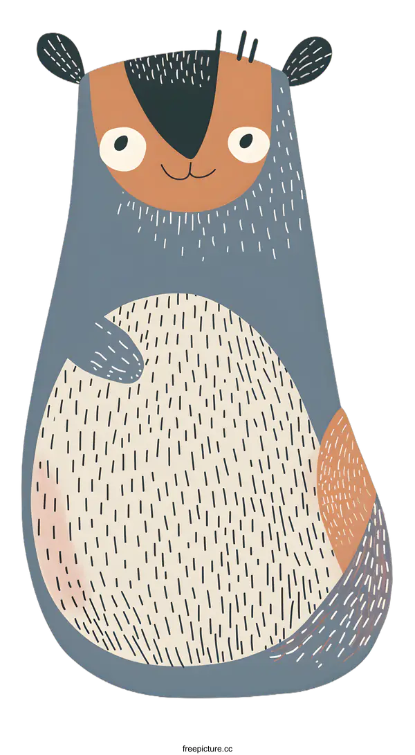 [Transparent Background PNG]Cute Cartoon Illustration Of A Friendly Animal