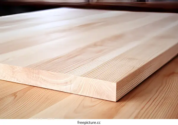 Close-up of Wooden Plank Texture