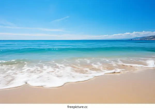 Turquoise Water and White Sand Beach Paradise