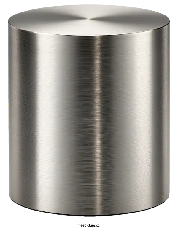 [Transparent Background PNG]Stainless Steel Cylindrical Object
