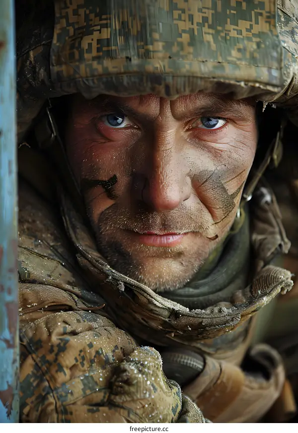 Portrait of a soldier