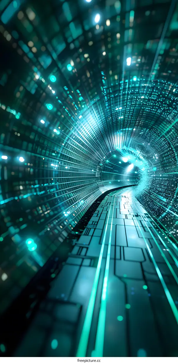 Digital Data Tunnel Visualization