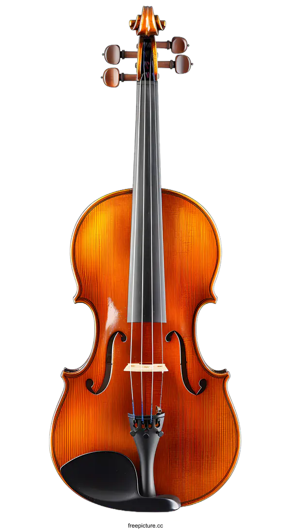 [Transparent Background PNG]Vintage Violin Isolated on White Background
