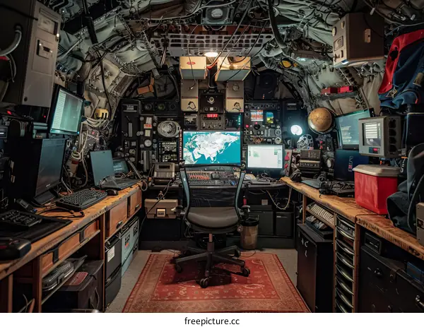 Inside the Amazing Submarine Communication Room