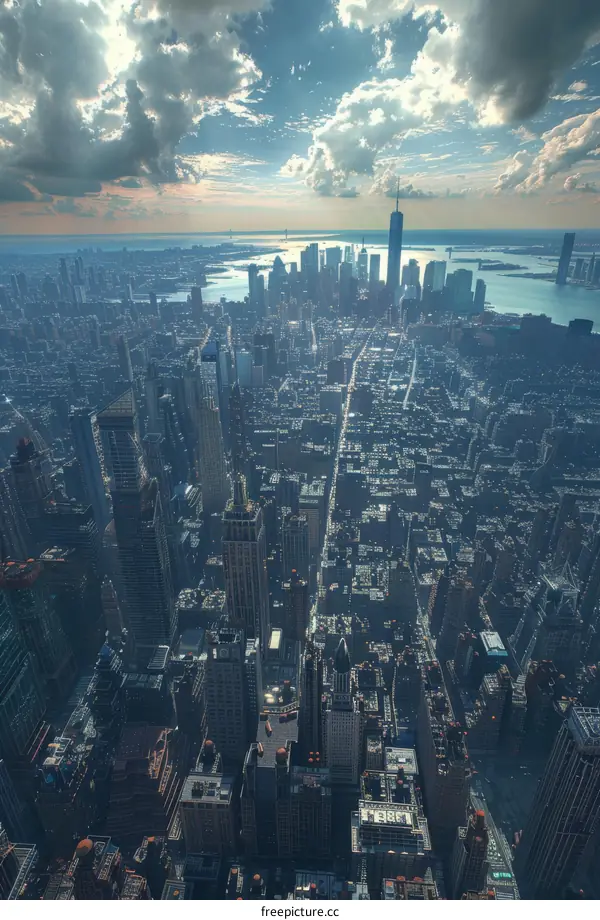 Manhattan Skyline at Dusk
