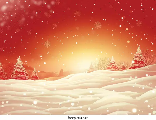 Christmas Snowfall: A Family Gathering