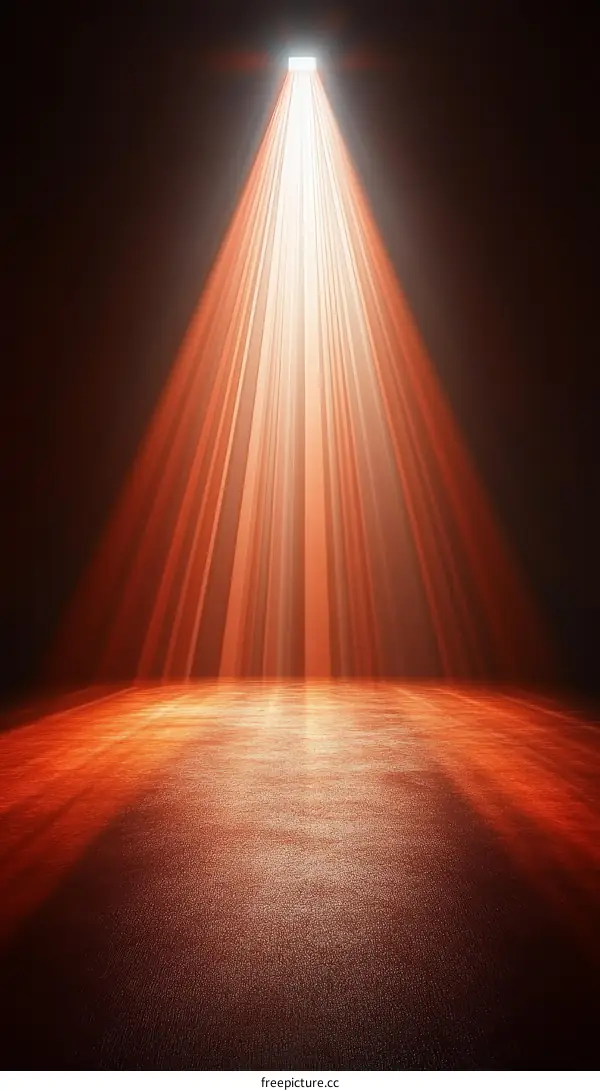 Spotlight Stage Lighting Effect Illustration