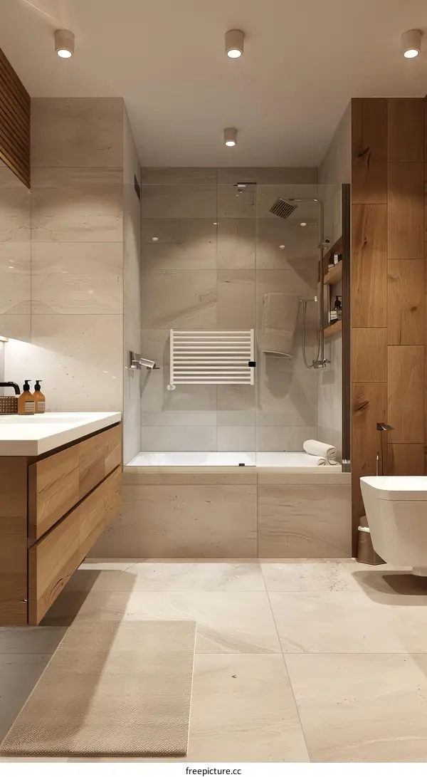 Modern Minimalist Bathroom Interior Design