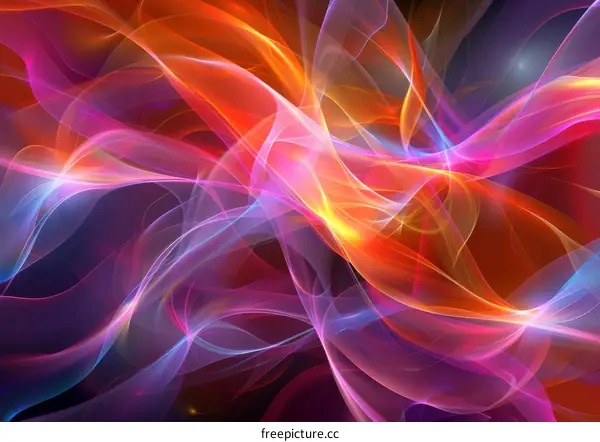 Colorful Light Aura: An Abstract Symphony of Inspiration