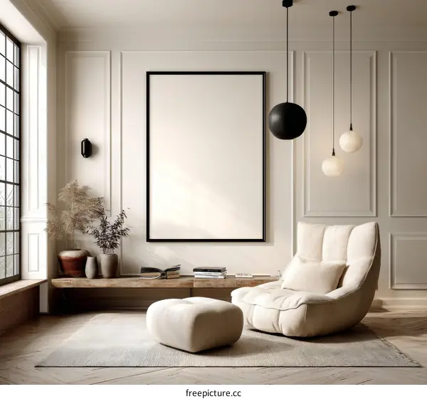 Modern Minimalist Living Room Interior Design