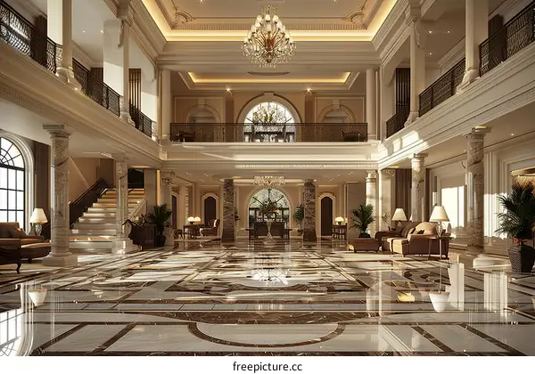 Grand Luxury Interior Design Hallway